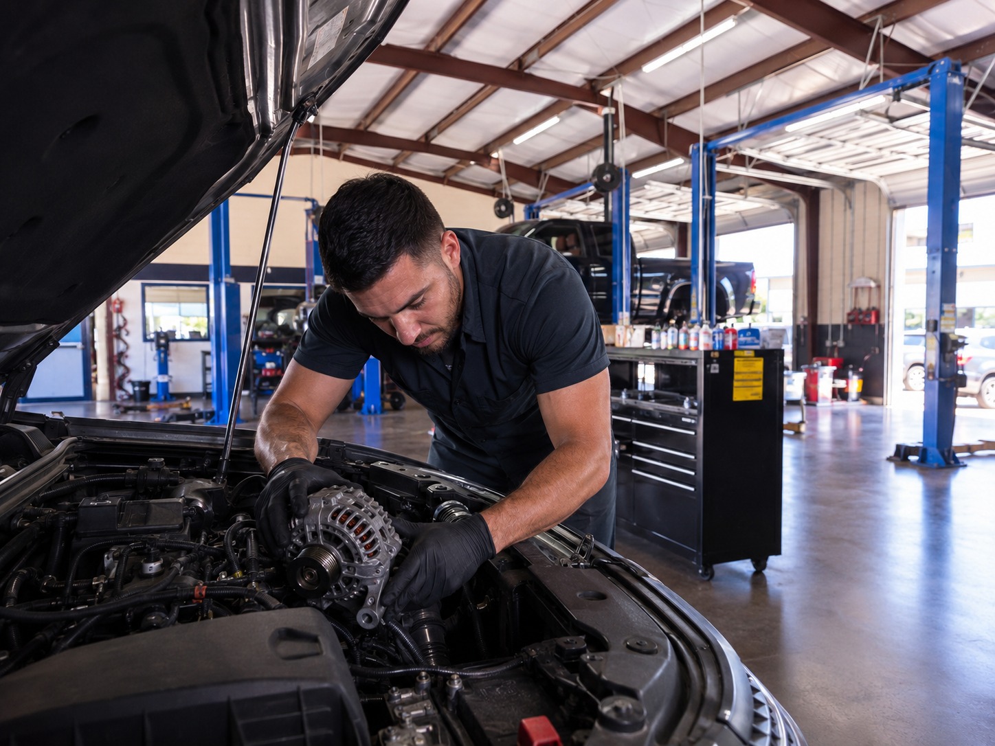 Alternator service and replacement at Auto Care USA in Houston, TX