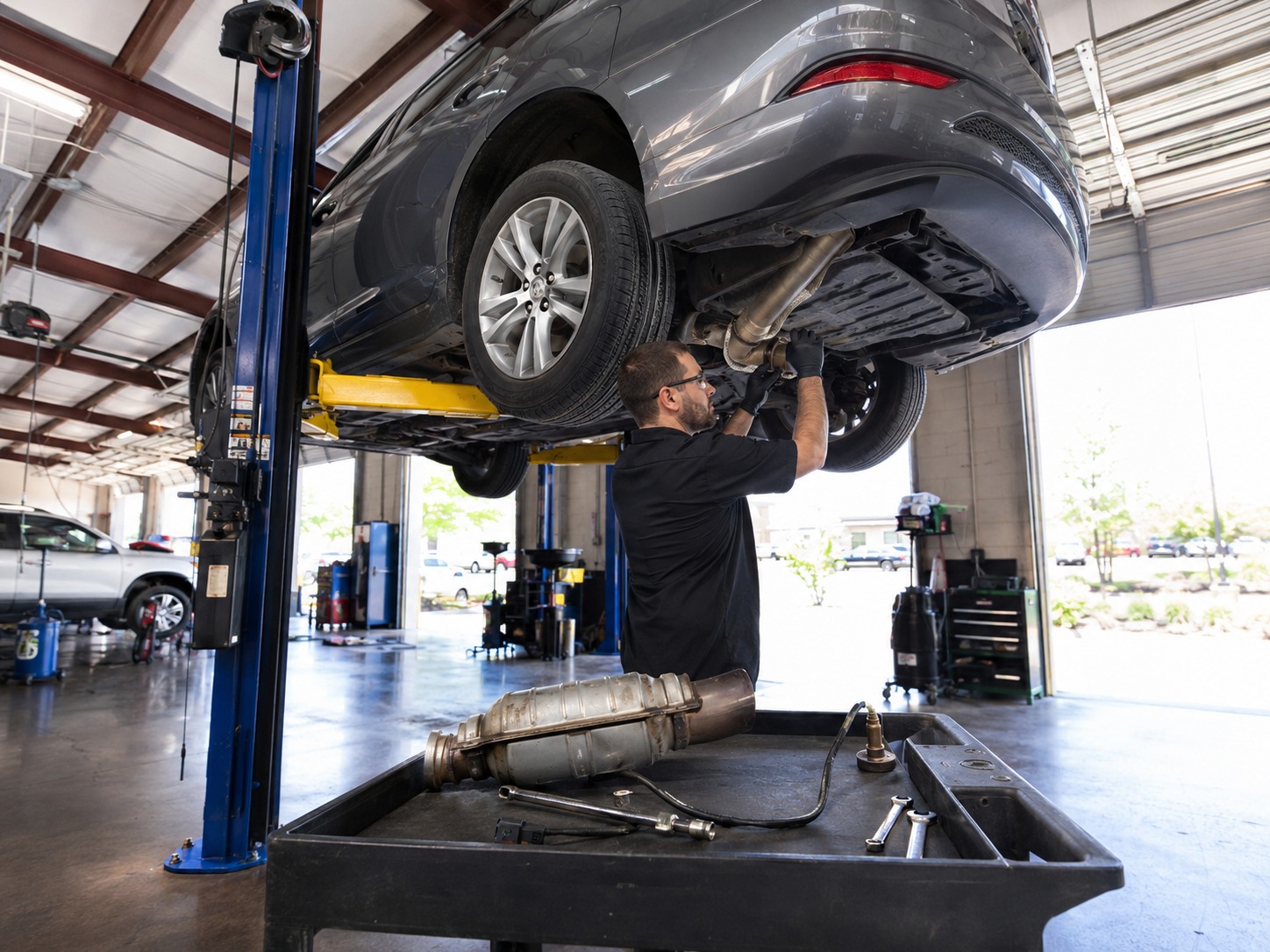 Catalytic converter and ABS service at Auto Care USA in Houston, TX