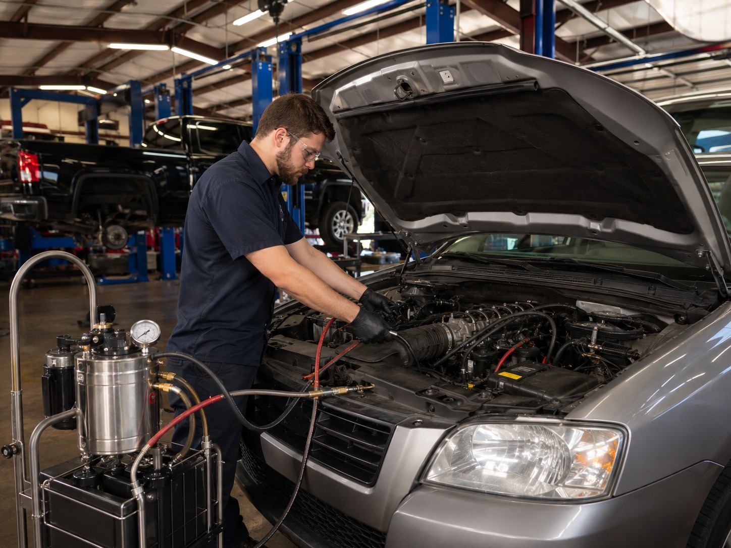 Fuel injection cleaning service at Auto Care USA in Houston, TX