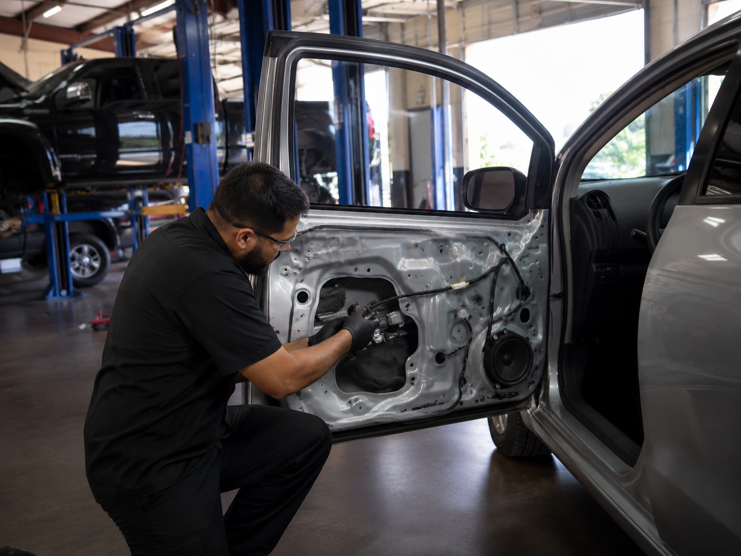 Power windows and door service at Auto Care USA in Houston, TX