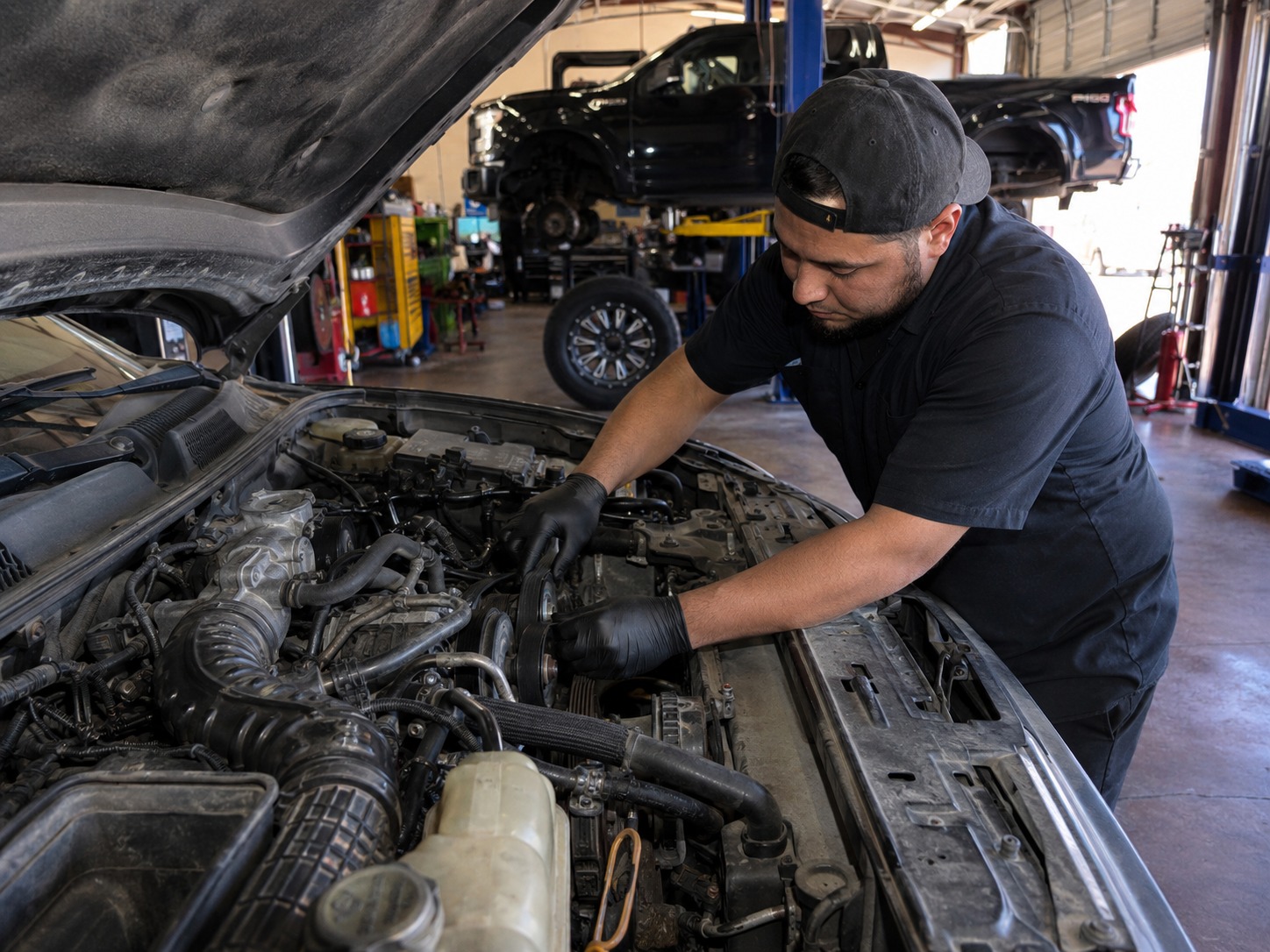 Timing belts, belts and hoses service at Auto Care USA in Houston, TX